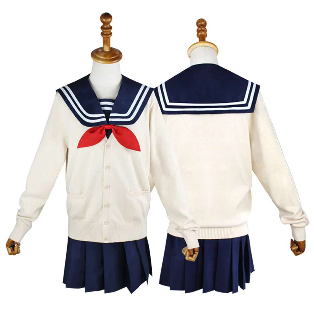 Anime My Hero Academia Himiko Toga League of Villains Costume With Wigs - Image 6