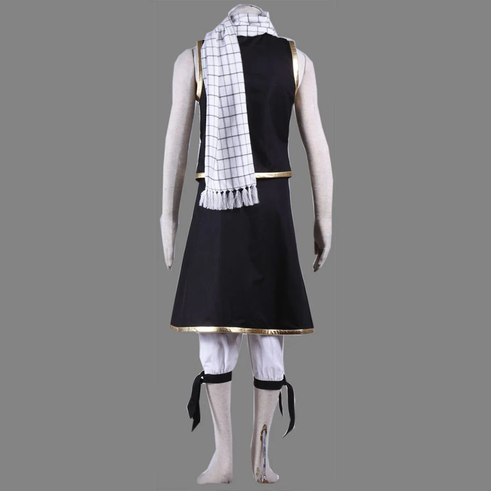 Fairy Tail Costume Final Season Etherious Natsu Dragneel Cosplay Set for Men and Kids - Image 3