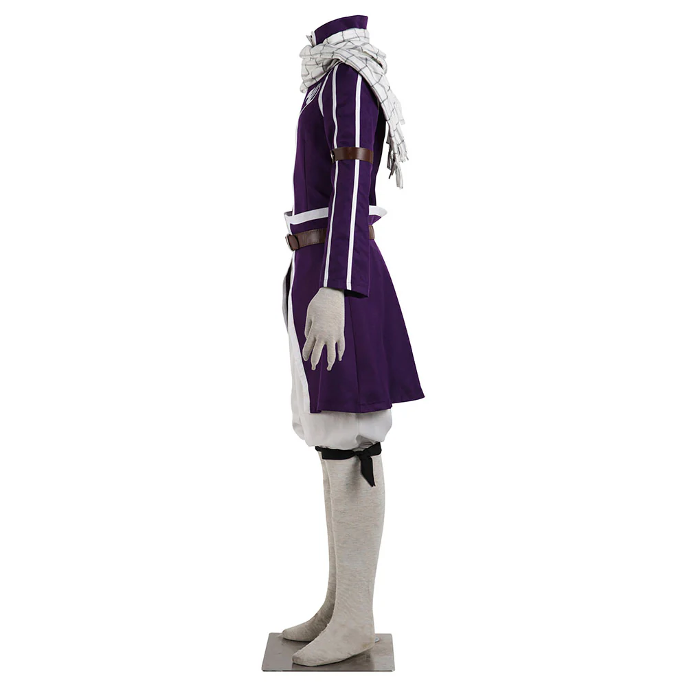 Fairy Tail Costume Grand Magic Games Etherious Natsu Dragneel Cosplay Full Outfit for Men and Kids - Image 5