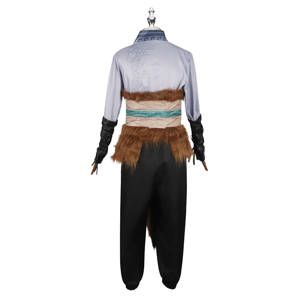 Game Black Myth : Wukong Cosplay Sun Wukong Costume Animal Fur Fabric Tiger Outfits - Image 5